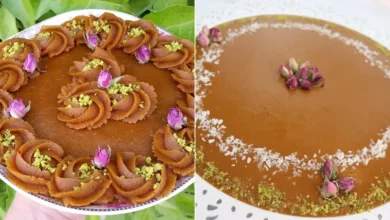دستور پخت حلوا عربی خوشمزه و ساده به روش اصیل عمانی