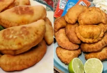 دستور پخت پیراشکی گوشت با پنیر پیتزا