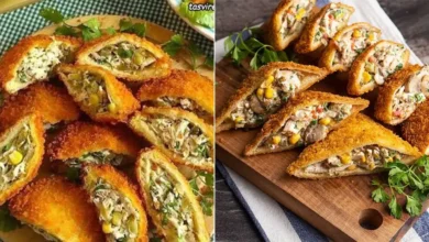 دستور پخت جیب تاجر یا نان جیب دار مرغ یک فینگر فود مجلسی