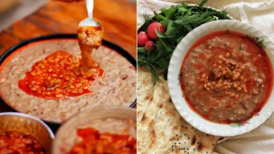 دستور پخت شله مشهدی خوشمزه و مجلسی اصیل و سنتی نذری