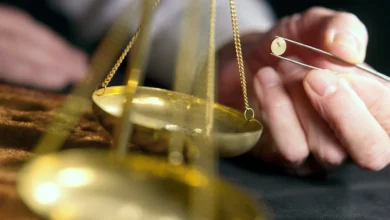 واحدهای اندازهگیری طلا در حل جدول