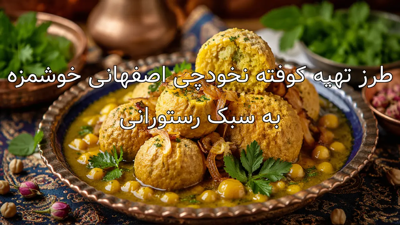 طرز تهیه کوفته نخودچی اصفهانی خوشمزه به سبک رستورانی