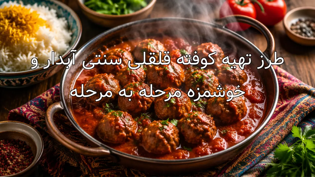 طرز تهیه کوفته قلقلی سنتی آبدار و خوشمزه مرحله به مرحله