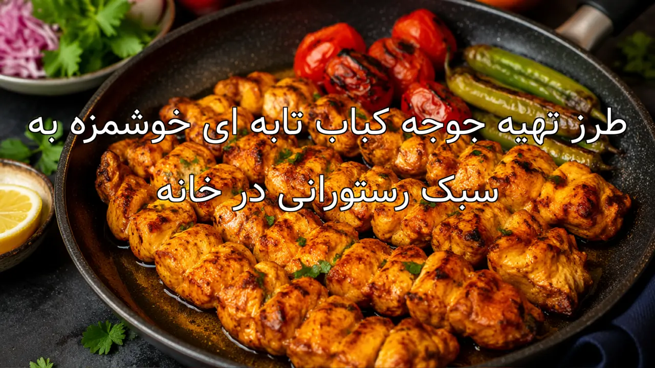 طرز تهیه جوجه کباب تابه ای خوشمزه به سبک رستورانی در خانه