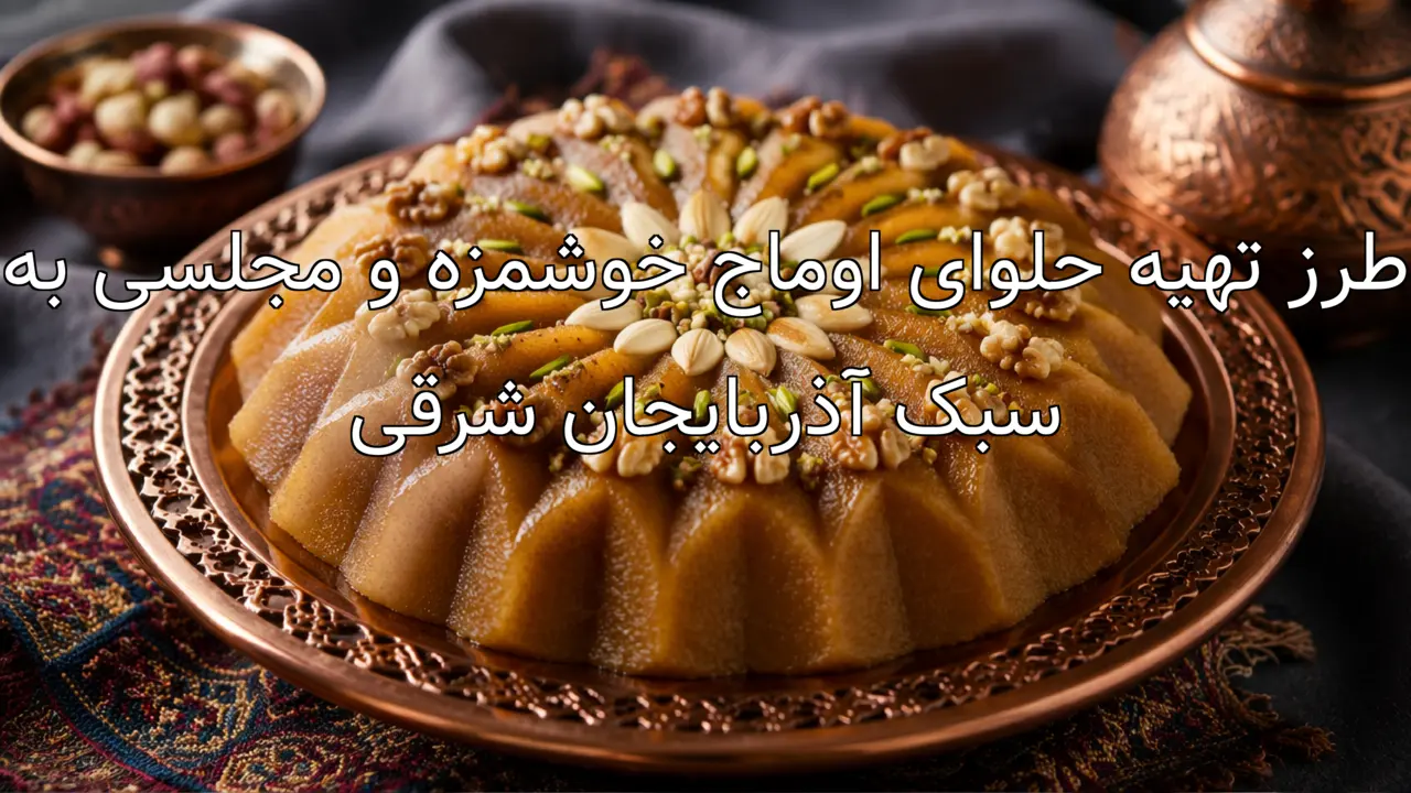 طرز تهیه حلوای اوماج خوشمزه و مجلسی به سبک آذربایجان شرقی