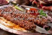 طرز تهیه آدانا کباب ترکیه ای خوشمزه به روش اصلی استانبولی