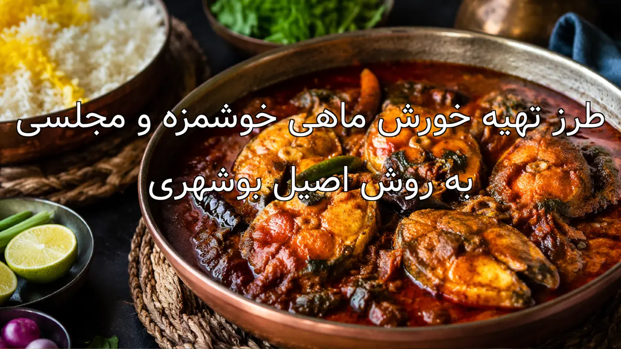 طرز تهیه خورش ماهی خوشمزه و مجلسی به روش اصیل بوشهری