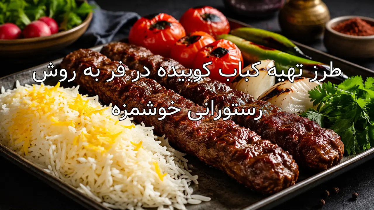 طرز تهیه کباب کوبیده در فر به روش رستورانی خوشمزه
