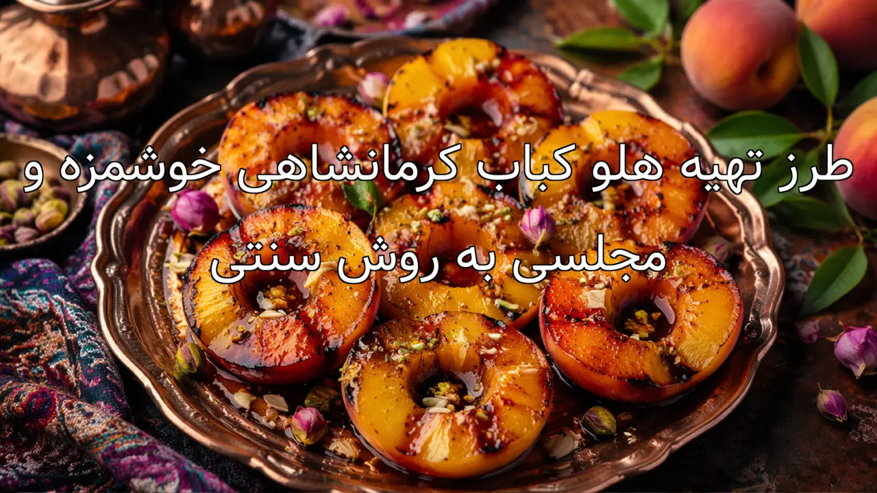 طرز تهیه هلو کباب کرمانشاهی خوشمزه و مجلسی به روش سنتی