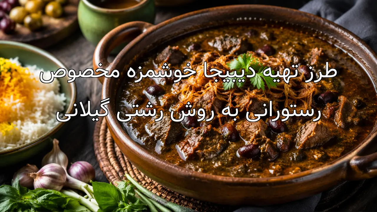طرز تهیه دیبیجا خوشمزه مخصوص رستورانی به روش رشتی گیلانی