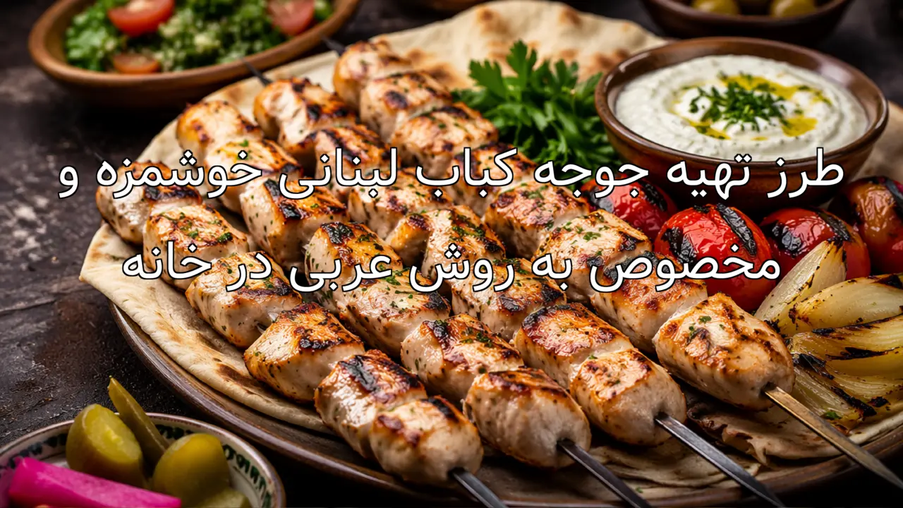 طرز تهیه جوجه کباب لبنانی خوشمزه و مخصوص به روش عربی در خانه