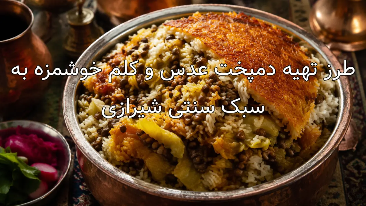 طرز تهیه دمپخت عدس و کلم خوشمزه به سبک سنتی شیرازی