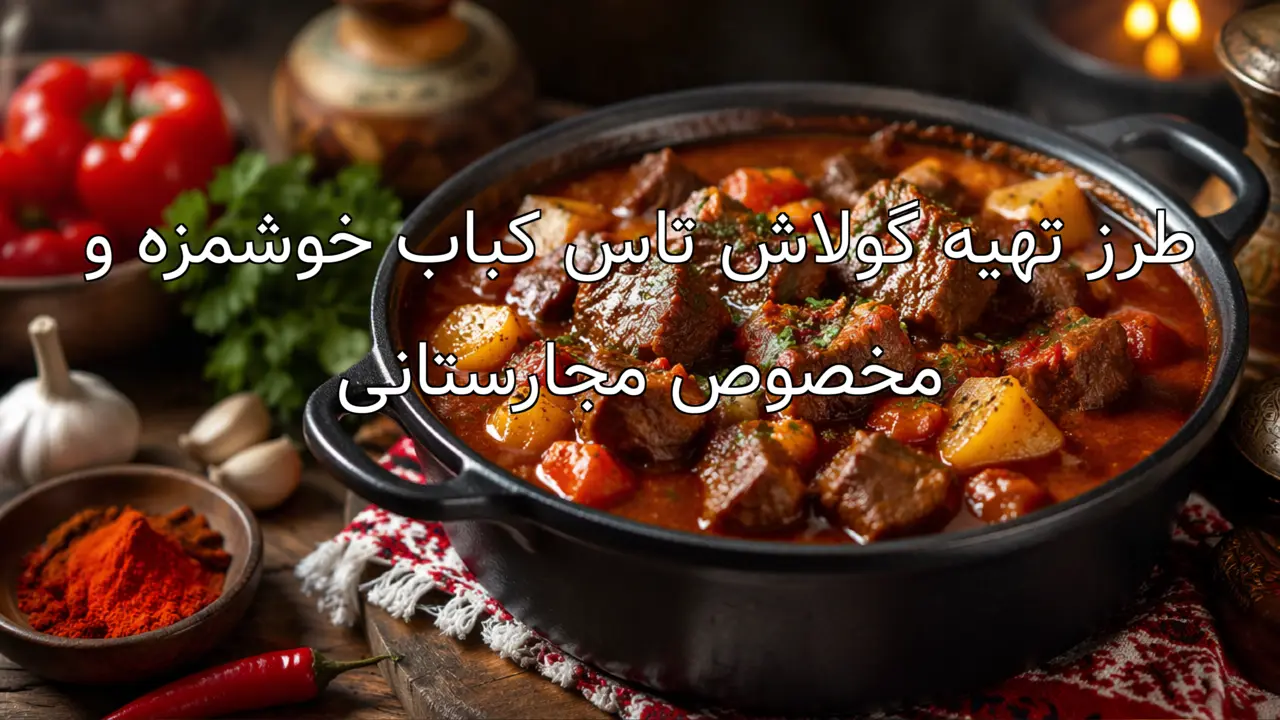 طرز تهیه گولاش تاس کباب خوشمزه و مخصوص مجارستانی