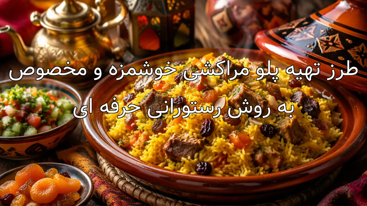 طرز تهیه پلو مراکشی خوشمزه و مخصوص به روش رستورانی حرفه ای