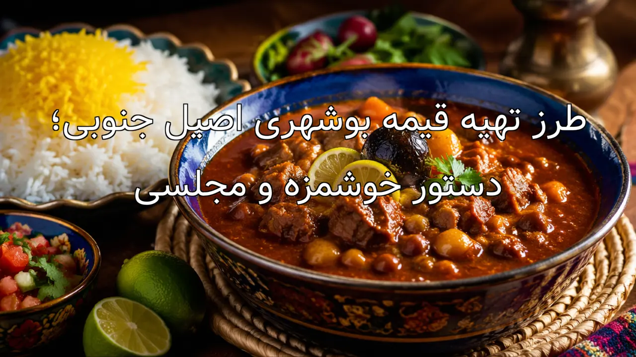 طرز تهیه قیمه بوشهری اصیل جنوبی؛ دستور خوشمزه و مجلسی