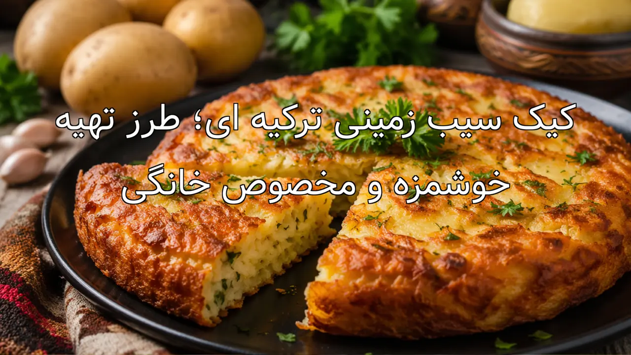 کیک سیب زمینی ترکیه ای؛ طرز تهیه خوشمزه و مخصوص خانگی