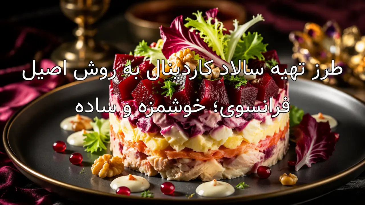 طرز تهیه سالاد کاردینال به روش اصیل فرانسوی؛ خوشمزه و ساده