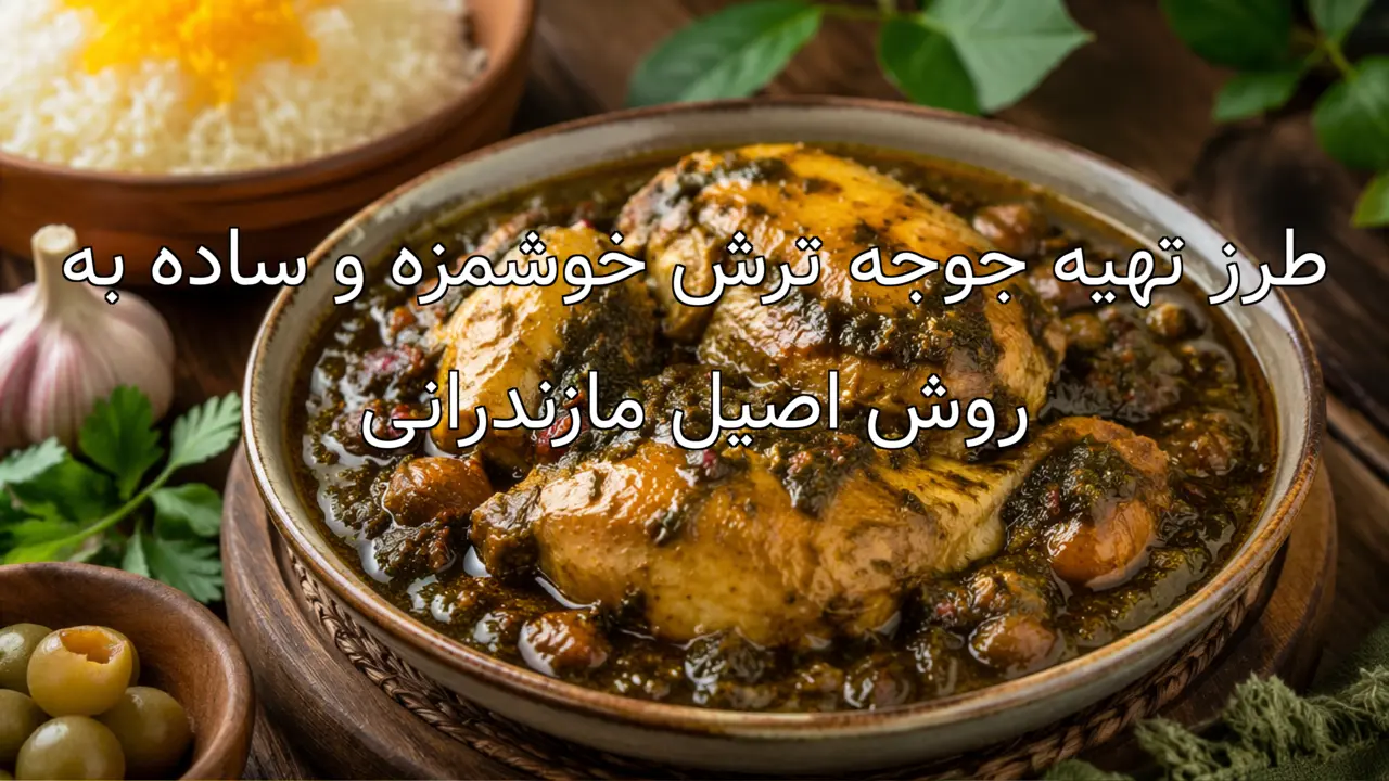 طرز تهیه جوجه ترش خوشمزه و ساده به روش اصیل مازندرانی