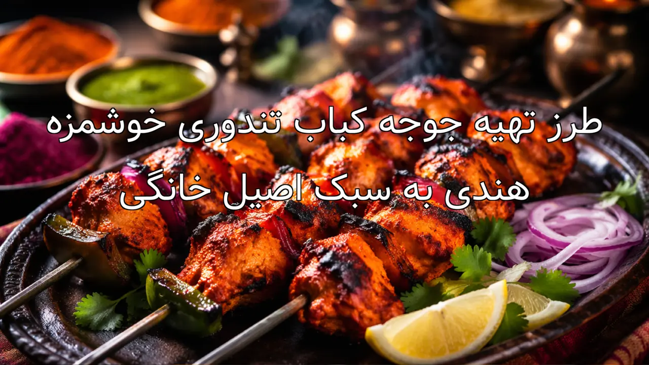 طرز تهیه جوجه کباب تندوری خوشمزه هندی به سبک اصیل خانگی