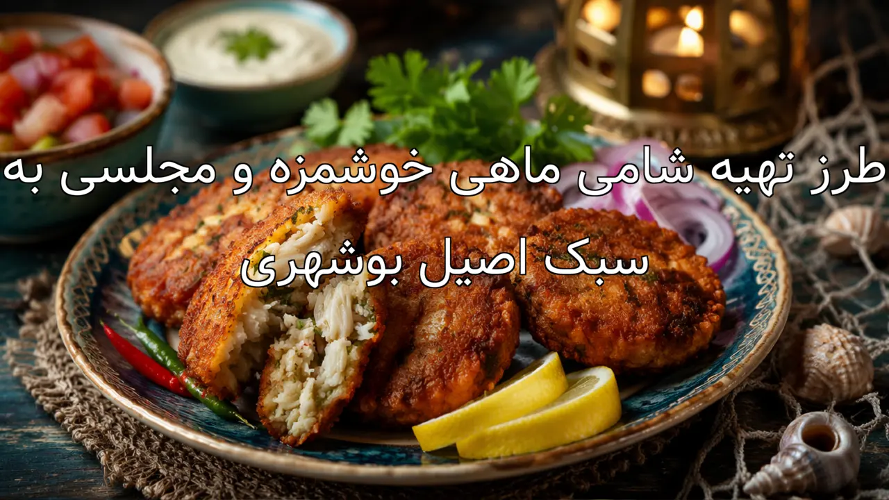 طرز تهیه شامی ماهی خوشمزه و مجلسی به سبک اصیل بوشهری