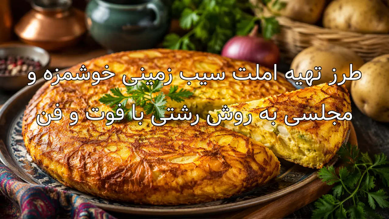 طرز تهیه املت سیب زمینی خوشمزه و مجلسی به روش رشتی با فوت و فن