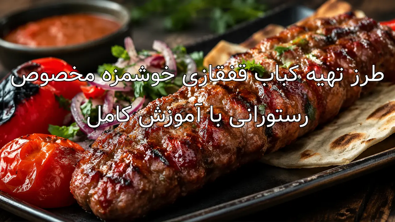 طرز تهیه کباب قفقازی خوشمزه مخصوص رستورانی با آموزش کامل